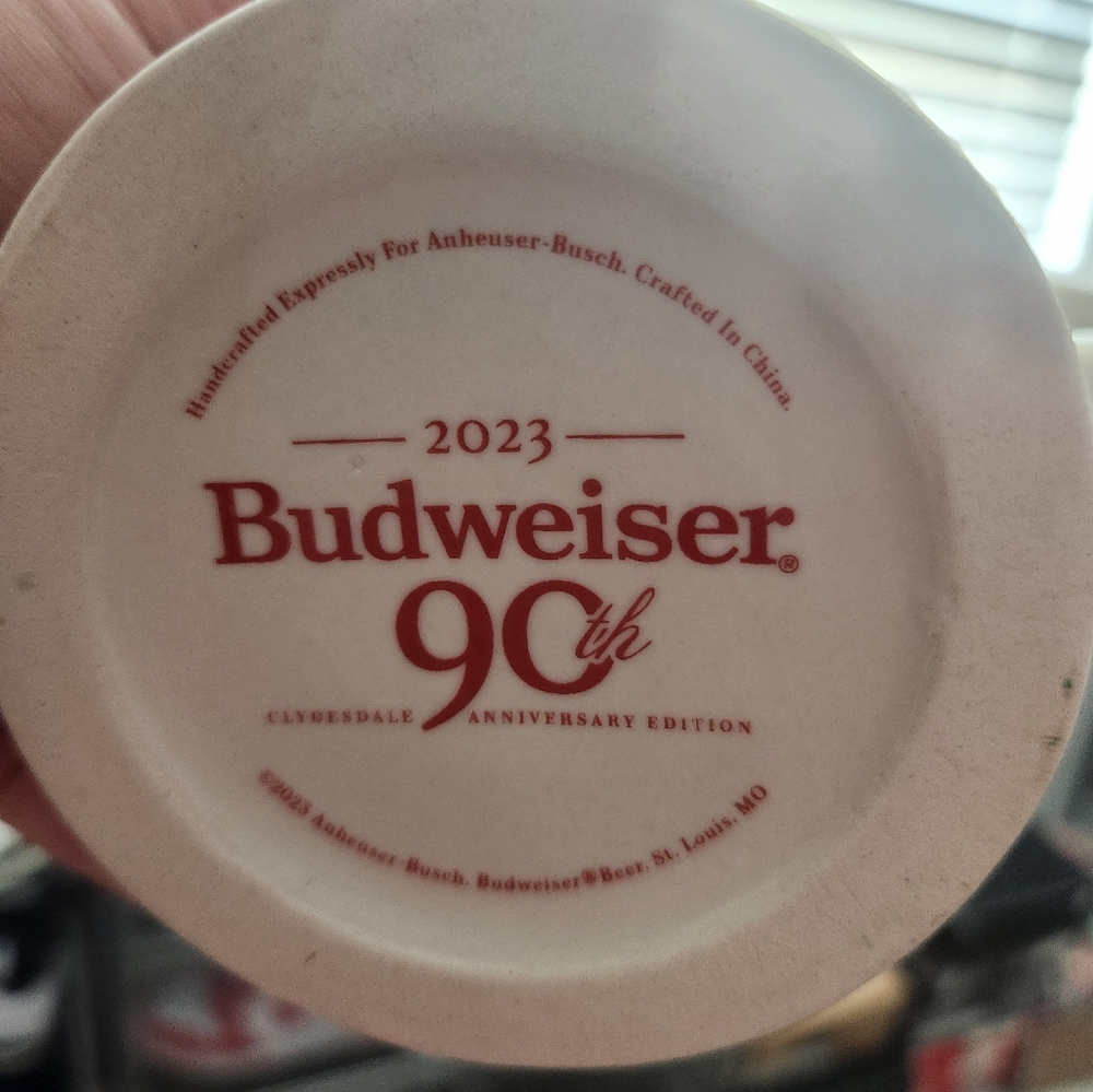 SOLD!!Budweiser 90th Anniversary Mugs - Picture 4 of 7